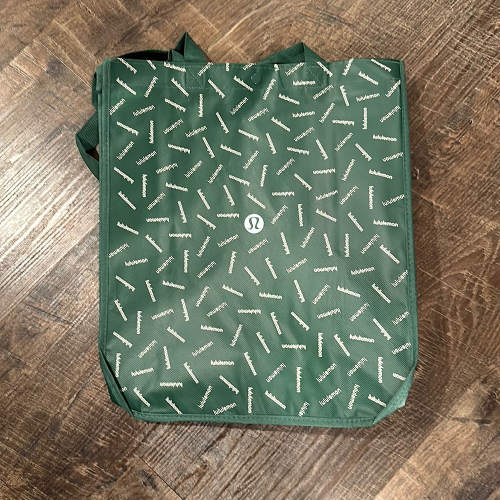 1 large holiday Lululemon holiday shopping bag